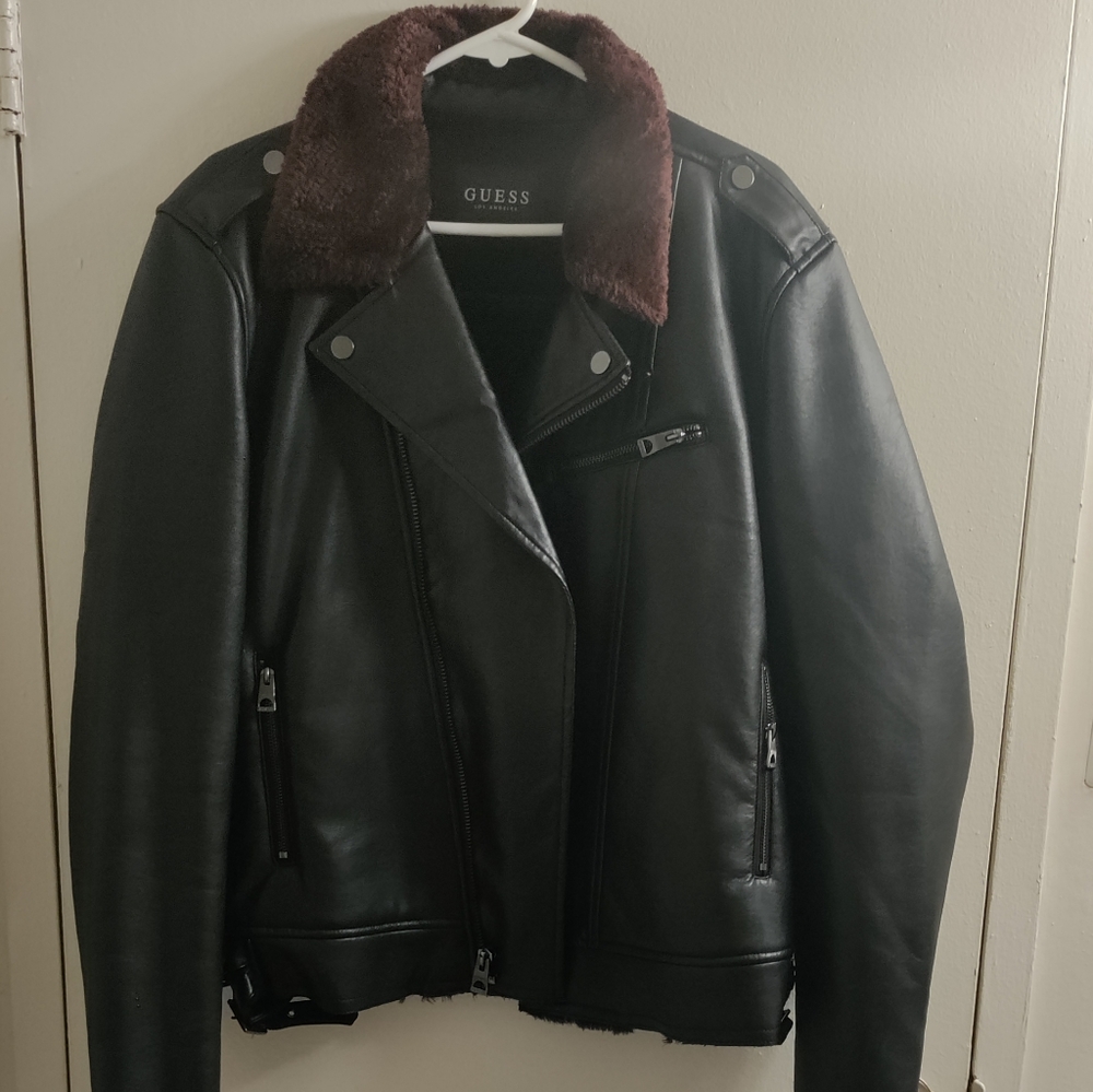 Men's faux leather Guess Jacket